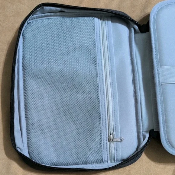 Bible Carrying Book Case Black and Gray Bag Scout Book Cover Handle - Picture 7 of 11